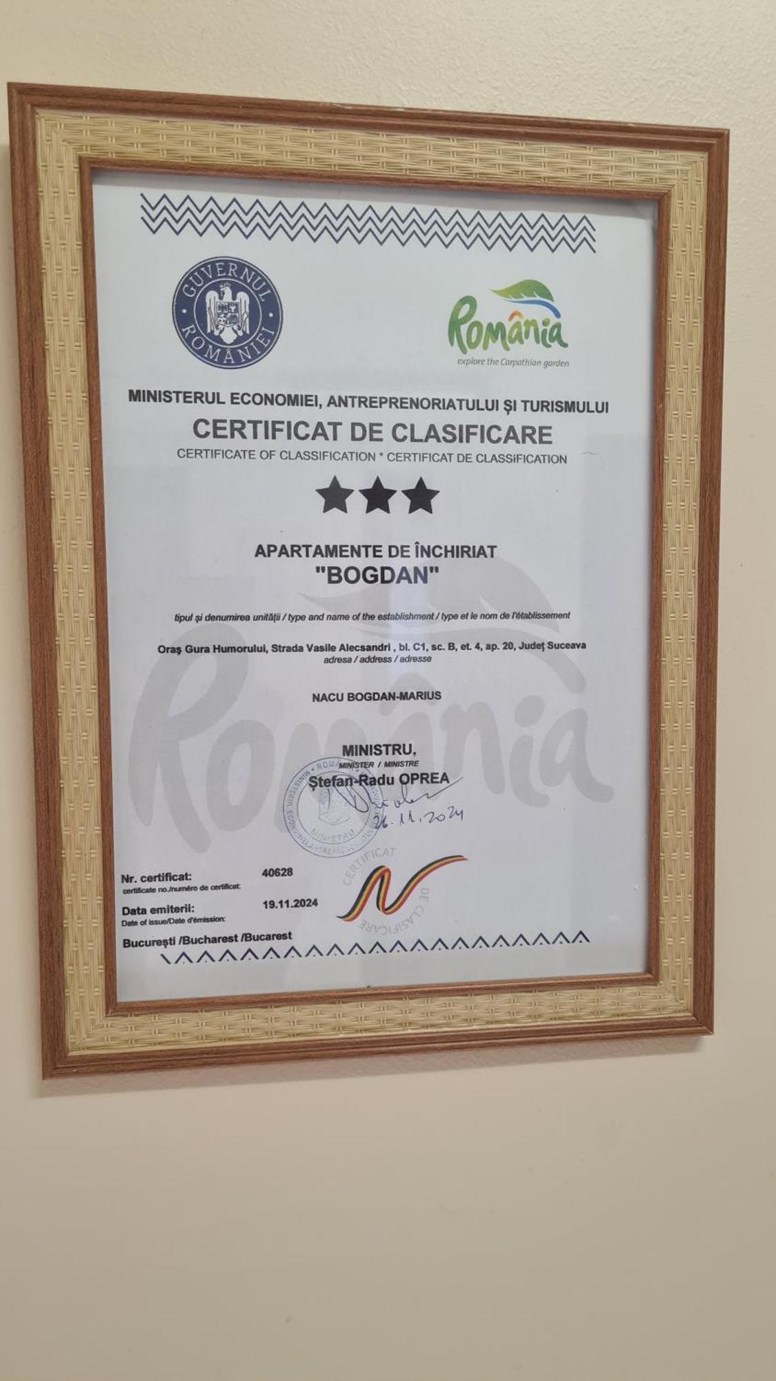 Apartament Bogdan Gura Humorului Ngoại thất bức ảnh